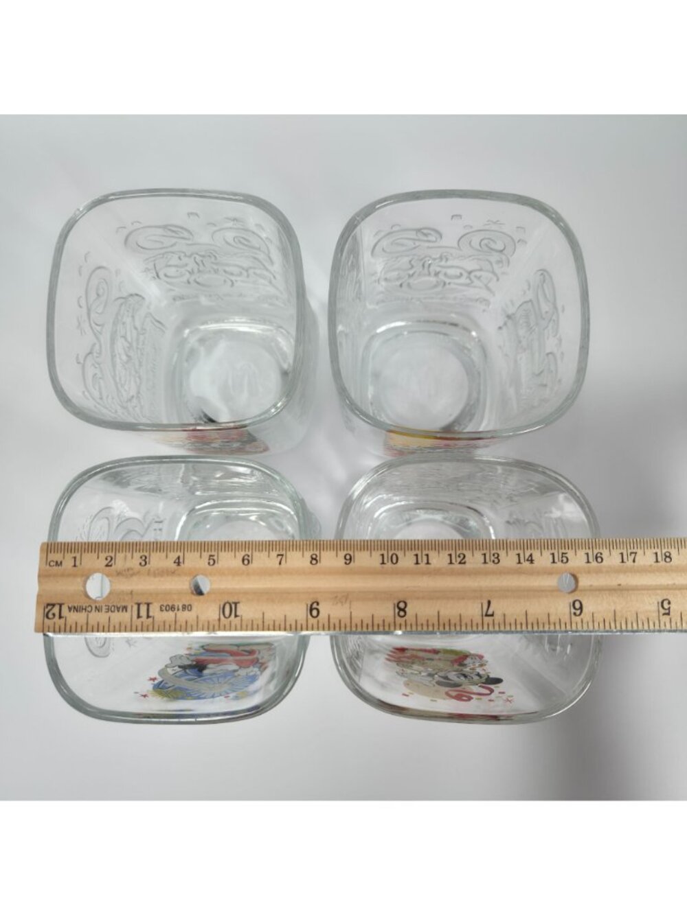 Vintage Disney World McDonald’s Year 2000 Celebration Glasses Set Of 4 - Picture 8 of 8